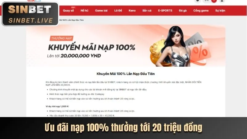 Thưởng Nạp Tiền UW88